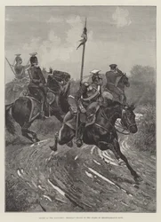 Legers van het continent, Pruisische Ulanen van de Garde op verkenningsdienst